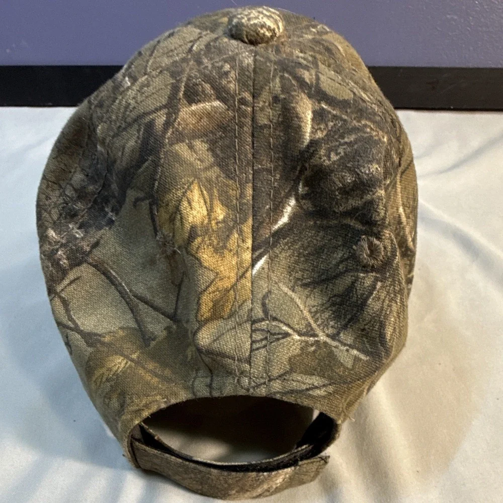 Realtree Xtra Camo Ball Cap Pink Logo Adjustable Cotton One Size Unisex
